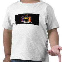 Bandera monocromática de Nueva York Camiseta