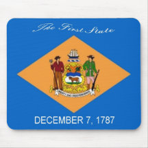 Bandera Mousepad de Delaware Tapete De Ratones
