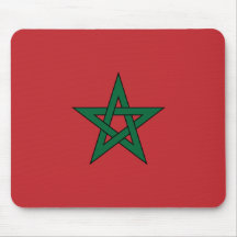 Bandera Mousepad de Marruecos Alfombrilla De Ratones