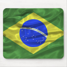 Bandera Mousepad del Brasil Alfombrilla De Raton