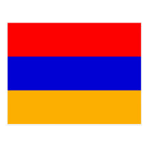 Bandera nacional de Armenia Tarjeta Postal