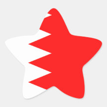 Bandera nacional de Bahrein Etiqueta