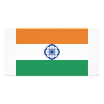Bandera nacional de la India Tarjeta Fotografica