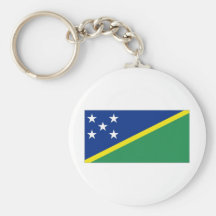 Bandera nacional de Solomon Island Llaveros Personalizados