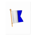Bandera náutica 'A Tarjetas Postales