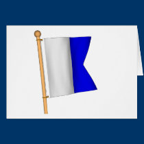 Bandera náutica 'A tarjetas