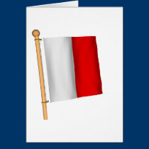 Bandera náutica 'H tarjetas