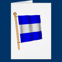 Bandera náutica 'J tarjetas