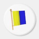 Bandera náutica 'K Imán De Frigorífico