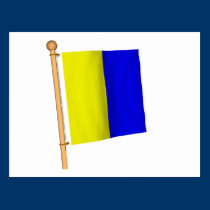 Bandera náutica 'K tarjetas postales