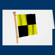 Bandera náutica 'L tarjetas