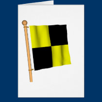 Bandera náutica 'L tarjetas