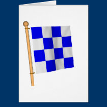 Bandera náutica 'N tarjetas
