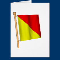 Bandera náutica 'O tarjetas