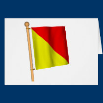 Bandera náutica 'O tarjetas