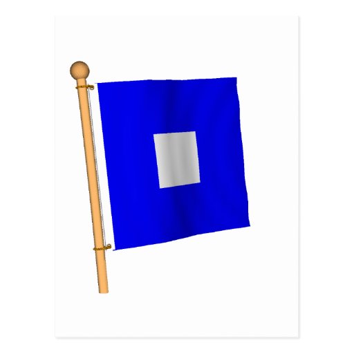 Bandera náutica 'P Postales