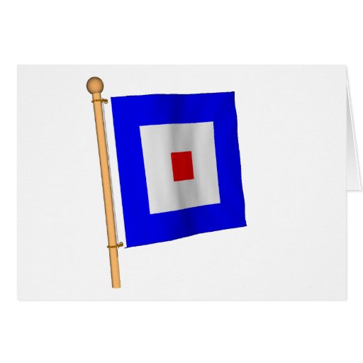 Bandera náutica 'W Felicitación