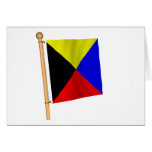 Bandera náutica 'Z Felicitacion