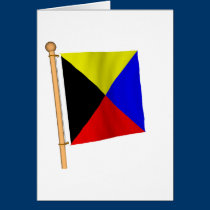 Bandera náutica 'Z tarjetas