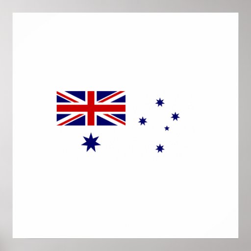 Bandera naval Australia, Australia Poster