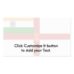 Bandera naval bandera de la India, la India Plantillas De Tarjetas Personales