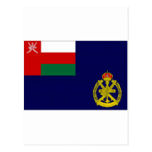 Bandera naval de Omán Postales