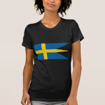 Bandera naval de Suecia, Suecia Camiseta