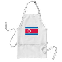 Bandera norcoreana delantales