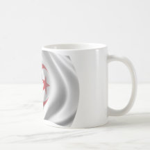 Bandera ondulada de Argelia Tazas De Café