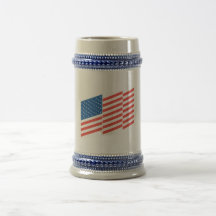 Bandera ondulada taza de café