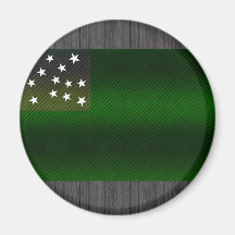 Bandera pelada moderna de Vermont Imán Para Frigorífico