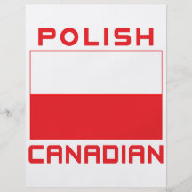 Bandera polaca de Polonia del canadiense Tarjeta Publicitaria
