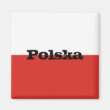 Bandera polaca iman para frigorífico