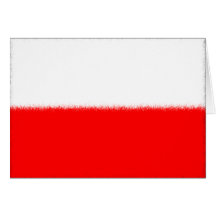 Bandera polaca tarjetas