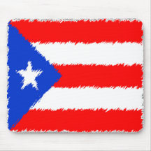 Bandera puertorriqueña alfombrillas de raton