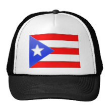 Bandera puertorriqueña gorro de camionero