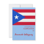 Bandera puertorriqueña invitaciones