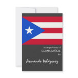 Bandera puertorriqueña invitaciones
