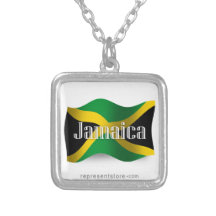 Bandera que agita de Jamaica Grimpola Personalizada