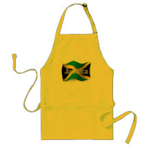 Bandera que agita de Jamaica Delantal