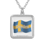 Bandera que agita de Suecia Grimpolas Personalizadas