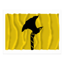 Bandera que agita de Telemark Postal