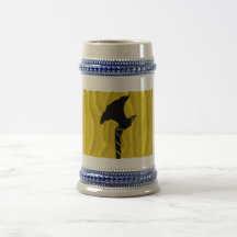 Bandera que agita de Telemark Taza De Café