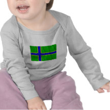 Bandera que agita de Vepsia Camiseta