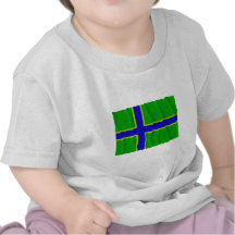 Bandera que agita de Vepsia Camiseta