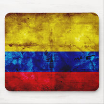 Bandera resistida de Colombia Alfombrilla De Raton