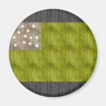 Bandera retra de la república de Vermont del vinta Imanes De Nevera