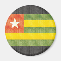 Bandera retra de Togo del vintage Iman Para Frigorífico