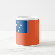 Bandera samoana tazas