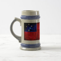 Bandera samoana tazas de café